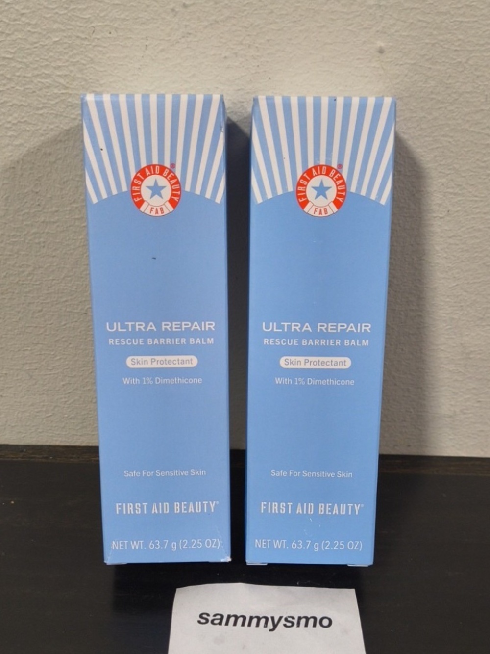 First Aid Beauty FAB ULTRA REPAIR Rescue Barrier Balm 2.25oz 03/27 x2